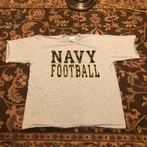 Vintage Naval Academy Football T Shirt